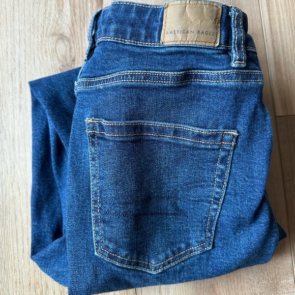 American Eagle Outfitters Denim - American Eagle Outfitters Dark Blue‎ Denim skinny mom size 0